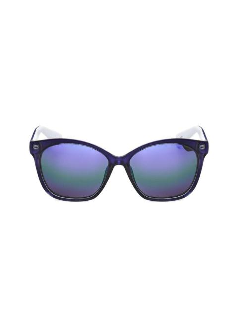 adidas Adidas Ladies Blue Cat Eye Sunglasses OR0045-80Z-3
