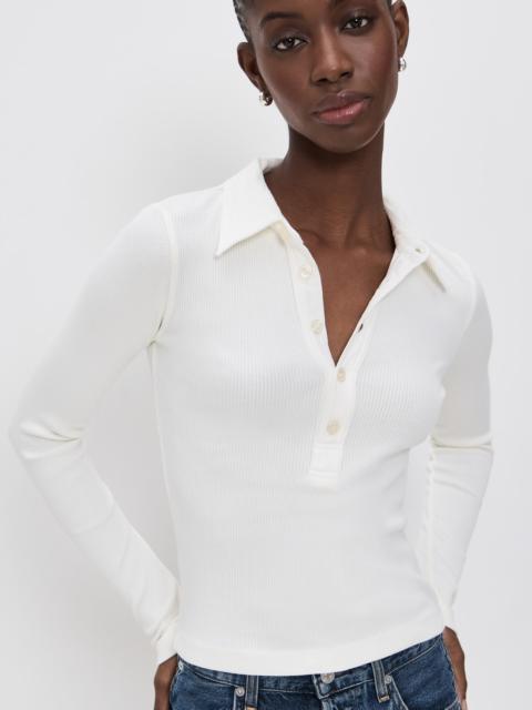 Citizens of Humanity Long Sleeve 60's Polo Shirt