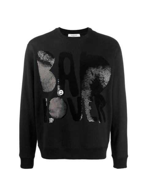 Valentino Valentino Garavani Bad Lover Sequinned Sweatshirt