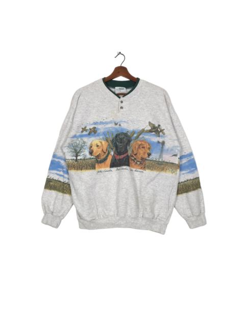 Other Designers Vintage - Vintage Artisans Labrador Retriever Dogs Sweatshirt