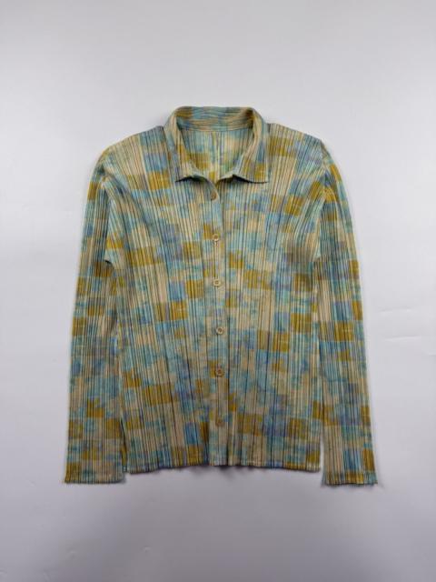 Pleats Please All Over Pattern Pleated Shirt