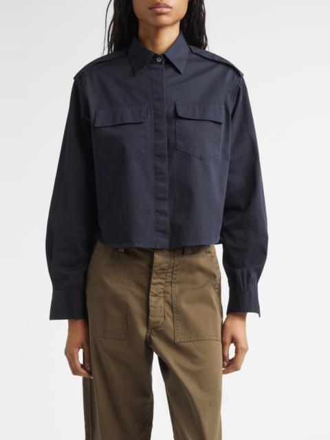 A.L.C. A.L.C. Nico Button-Up Shirt in Deep Navy at Nordstrom