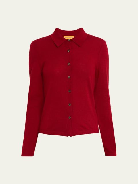 GUEST IN RESIDENCE Elle Cashmere Button-Front Shirt