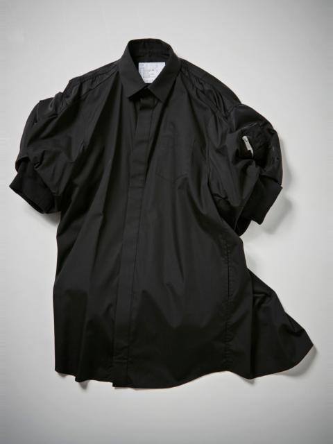 sacai Cotton Poplin x Nylon Twill Dress