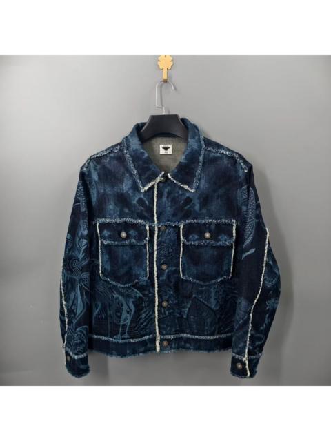 Dior Dior denim jacket jungle pattern