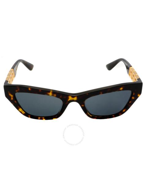 VERSACE Versace Dark Gray Cat Eye Ladies Sunglasses VE4419 108/87 52