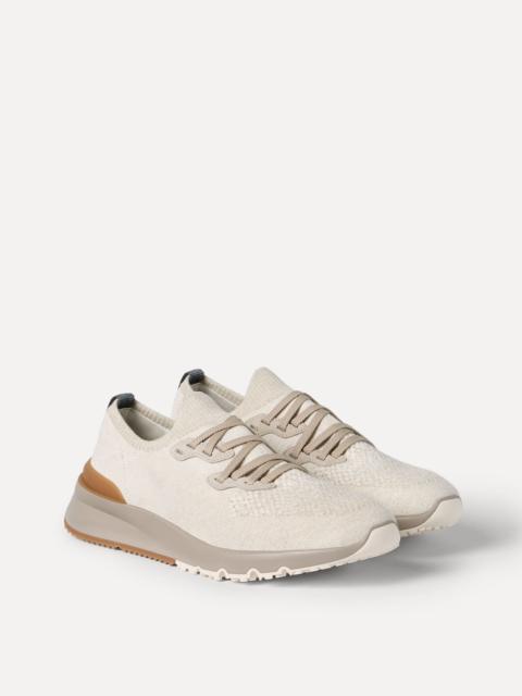 Brunello Cucinelli Cotton chiné knit runners