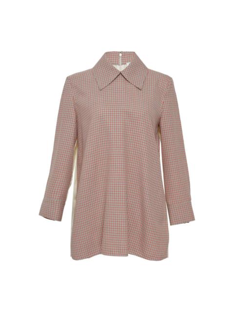 Jil Sander College Check Top