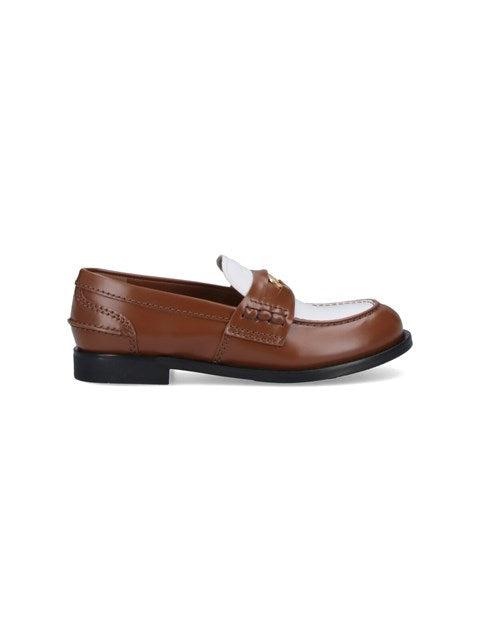 Miu Miu Women Logo Loafers