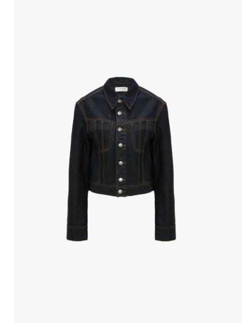 Victoria Beckham Denim Jacket In Light Rinse