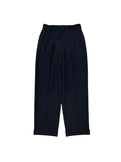 Comme des Garçons Homme AD1988 Comme des Garcons Homme Black Wool Baggy Pants