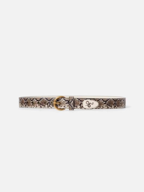 DUKE + DEXTER Ellis Brown Snake Belt