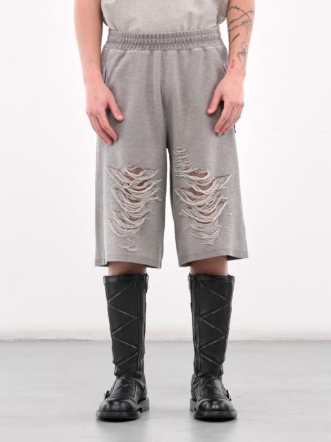 Diesel Distressed Sweat Shorts