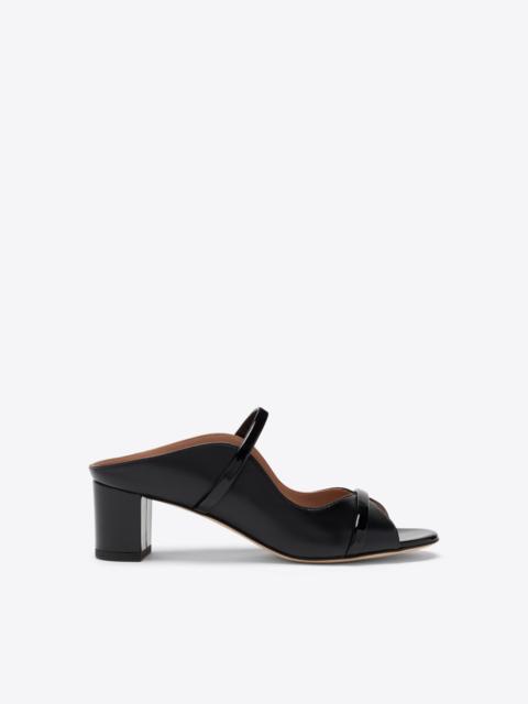 MALONE SOULIERS Norah 45 Black Leather Sandals