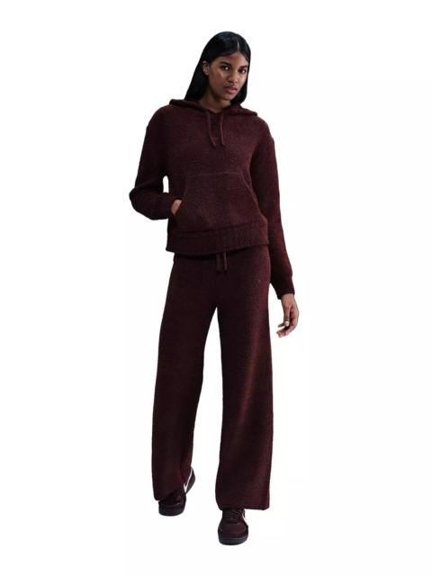 Nike Women's Sportswear Phoenix Cozy BouclÃ© Slim Knit Pants - Red