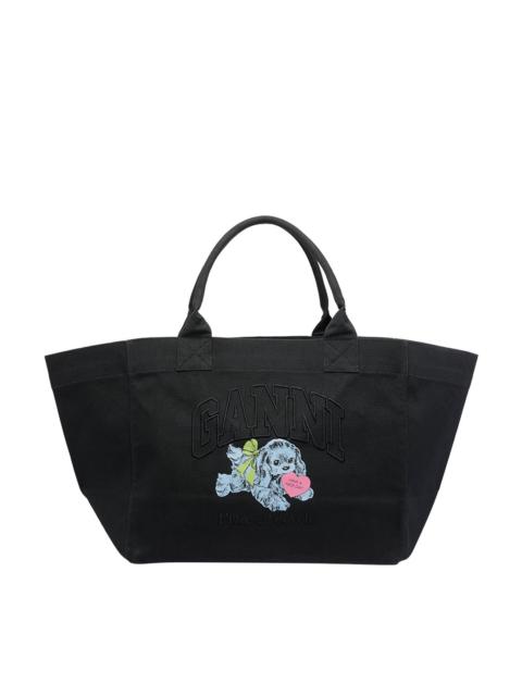 GANNI Ganni Women Xxl Puppy Tote Bag