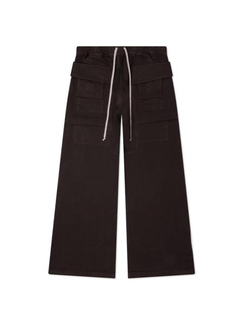 Rick Owens DRKSHDW CREATCH WIDE CARGO PANTS - DARK DUST
