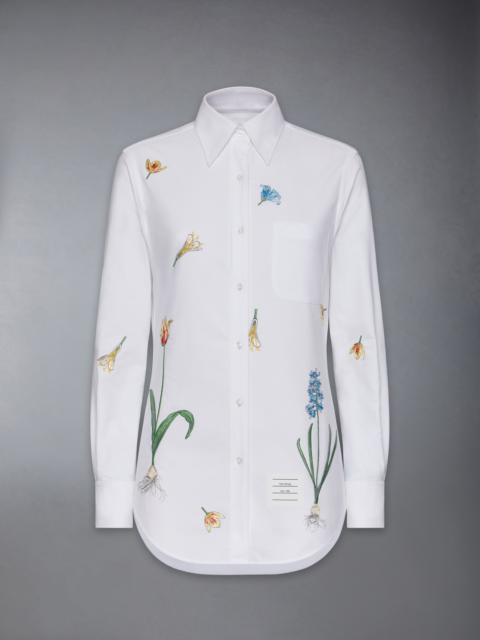 Thom Browne Classic Flowers and Buds Shirt