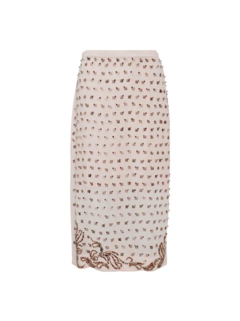 Dries Van Noten Embroidery Skirt