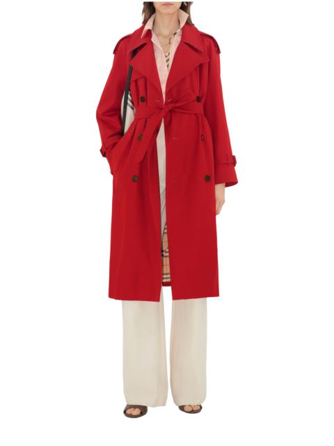 Burberry burberry Long Castleford Trench Coat in Currant at Nordstrom