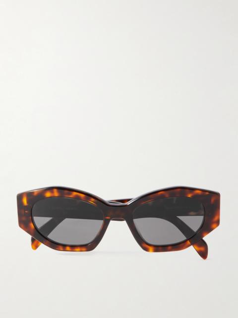 CELINE Triomphe Cat-eye Tortoiseshell Acetate Sunglasses