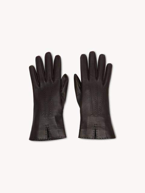 The Row Florence Gloves in Leather
