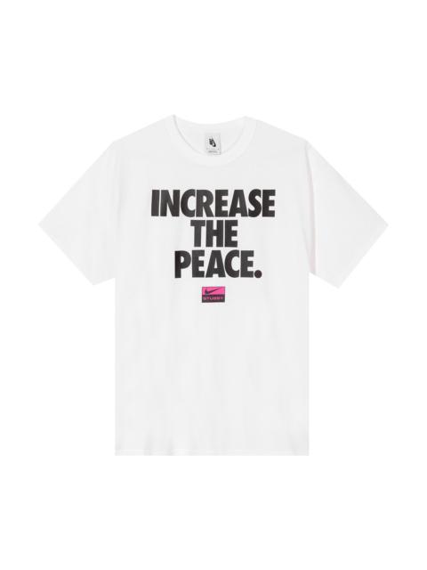 Nike Nike x Stussy Increase The Peace T-Shirt 'White'
