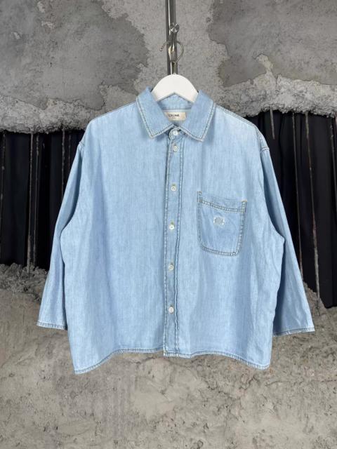 CELINE Celine denim shirt in light blue