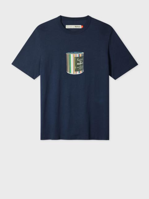 Paul Smith Paul Smith loves Barbour - Wax Tin Print T-Shirt