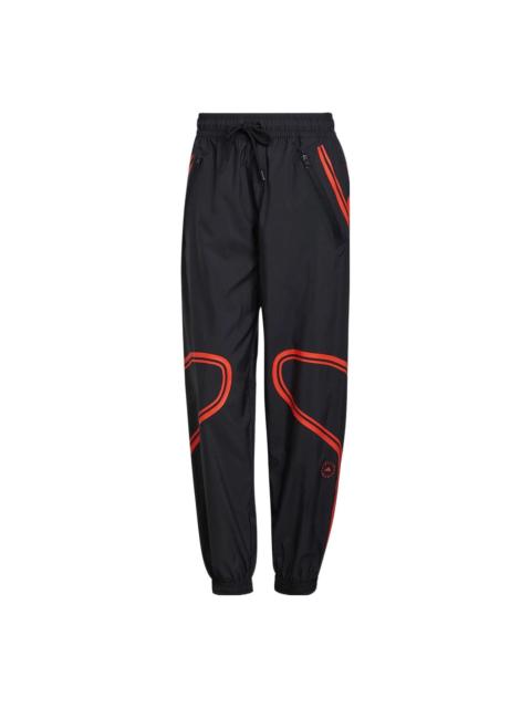 adidas (WMNS) adidas by Stella McCartney TruePace Woven Training Suit Pants 'Black Red' HC2986