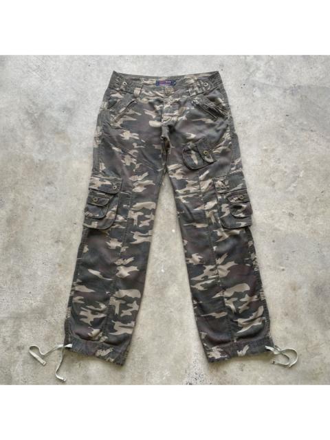 Other Designers Japanese Brand - 9 Pocket🔥 Vintage AFT Faded Camo Parachute Cargo Pants Rare
