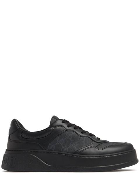 Chunky B leather sneakers