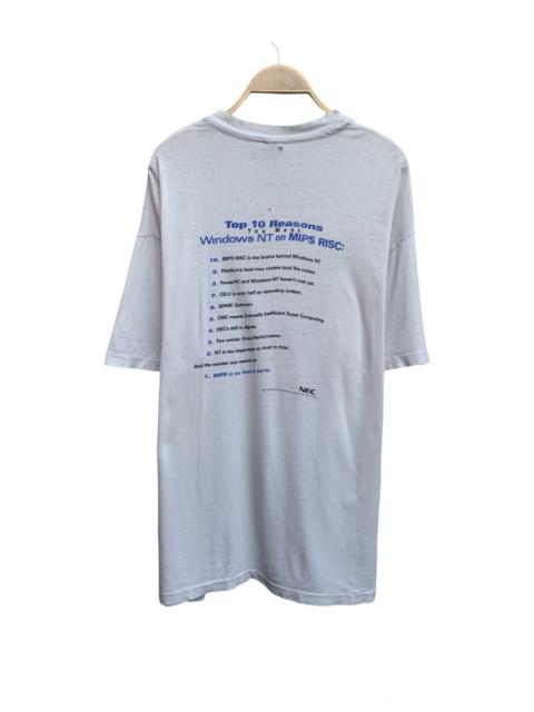 Other Designers Vintage - Vintage 90s Microsoft Windows NT NEC MIPS Computer Tee