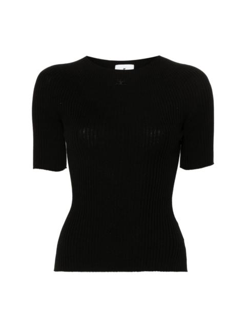Solar ribbed sweater