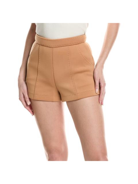CYNTHIA ROWLEY Cynthia Rowley Bonded Pick Stitch Short