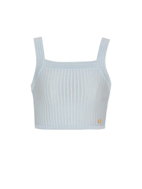 Balmain Textured knit top