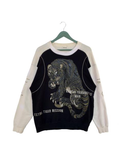 Other Designers Designer - Vintage Kansai Yamamoto Extra Tiger Mission Sweatshirt