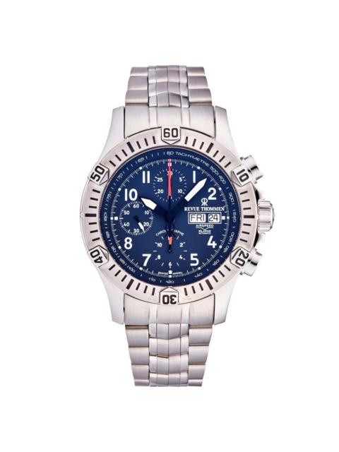 Other Designers Revue Thommen Airspeed X Large Chronograph Automatic Blue Dial Men's Watch 16071.6125