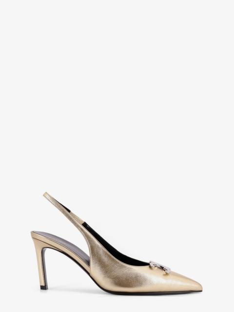 CELINE Celine Laminated Leather Alma Triomphe Pumps