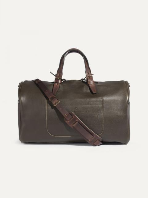 Bleu de Chauffe HOBO TRAVEL BAG  -  BROWN KHAKI (SMOG)