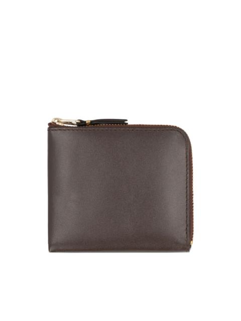 Comme Des Garçons zip-fastening leather wallet