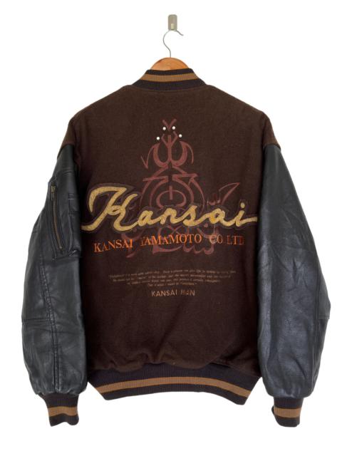 Other Designers Archival Clothing - 🔥RARE KANSAI YAMAMOTO YUTAKA NISHIMURA VARSITY BOMBER JACKET