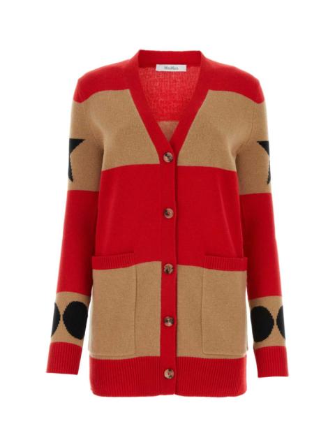 Max Mara Max Mara Women Embroidered Wool Blend Valido Cardigan