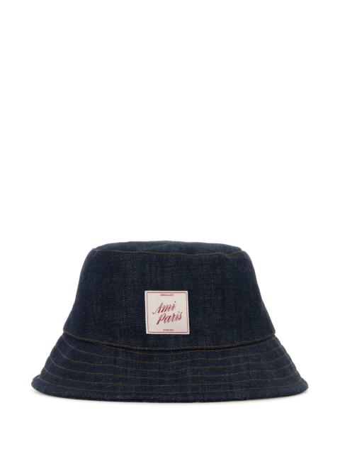AMI Paris Denim bucket hat