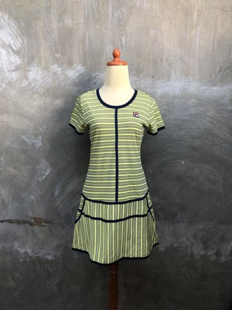 Other Designers FILA Stripe Midi Dress For Casual