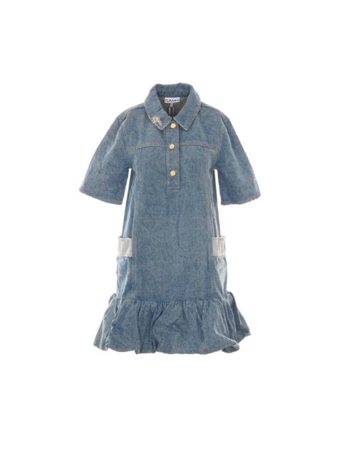 GANNI Ganni Women Patchwork Denim Dress