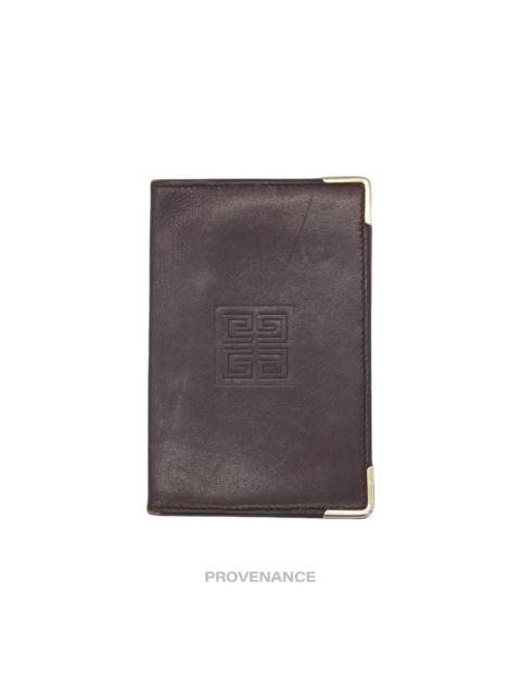 Givenchy Givenchy Pocket Organizer Wallet - Chocolate Leather