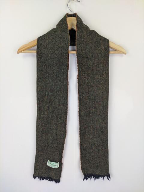 Other Designers Vintage - Steals🔥Crocodile Scarf Muffler Wool Cashmere