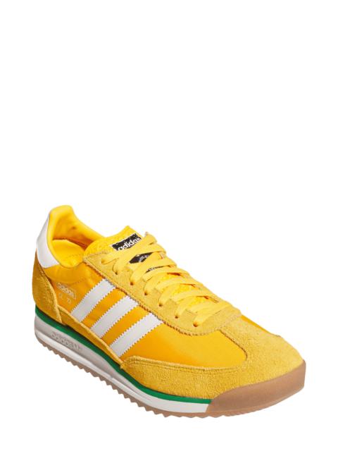 adidas Gender Inclusive SL 72 RS Sneaker in Crew Yellow/Off White/Green at Nordstrom
