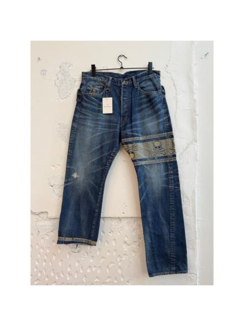 mastermind JAPAN Mastermind SAMPLE Double Waisted Dreaming Distressed Pants